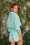 FABULOUS AGILITÀ - Short Jessica Renda Azul - Verão 27