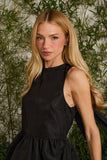 AGILITÀ - Blusa Ruby Peplum Preto - Verão 27