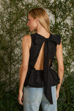 AGILITÀ - Blusa Ruby Peplum Preto - Verão 27