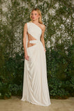 FABULOUS AGILITÀ - Vestido Longo Reveillon Thassia Naves OFF White
