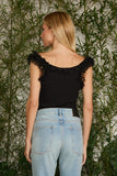 FABULOUS AGILITÀ - Blusa Samara Tricot Preto - Verão 27