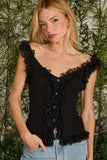 FABULOUS AGILITÀ - Blusa Samara Tricot Preto - Verão 27
