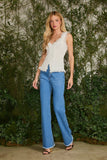 FABULOUS AGILITÀ - Blusa Samara Tricot OFF White - Verão 27