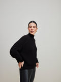 ANSELMI (AMBICIONE) - Blusa Gola Alta Preto