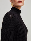 ANSELMI (AMBICIONE) - Blusa Gola Alta Preto