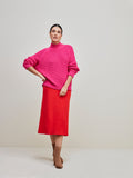 ANSELMI (AMBICIONE) - Blusa Gola Alta Pink
