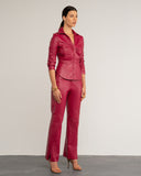 MADRE REINA - Camisa Ester Couro Orquid