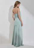 ALPHORRIA - Vestido Longo Bordado C/ Faixa OFF White - Verão 27