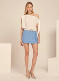 LE LIS BLANC - Shorts Saia Sophie Azul