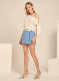 LE LIS BLANC - Shorts Saia Sophie Azul