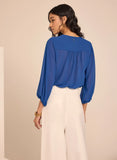 LE LIS BLANC - Blusa Debbie Azul