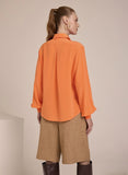 LE LIS BLANC - Camisa Alena Laranja