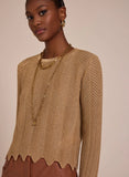 LE LIS BLANC - Blusa Geórgia Dourado