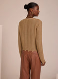 LE LIS BLANC - Blusa Geórgia Dourado