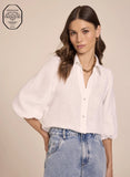 LE LIS BLANC - Camisa Beck Swarovski Branco