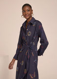 LE LIS BLANC - Chemise Bordado Fun Azul Marinho com Bordado Fun