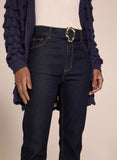 LE LIS BLANC - Calça Flare Fabiana Jeans Escuro