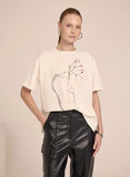 LE LIS BLANC - Blusa Hand Off White