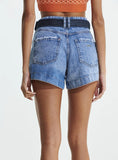 L'CECCI - Short Jeans Cecci com Cinto Índigo