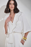 ALPHORRIA - Camisa C/ Bordado OFF White - Verão 27