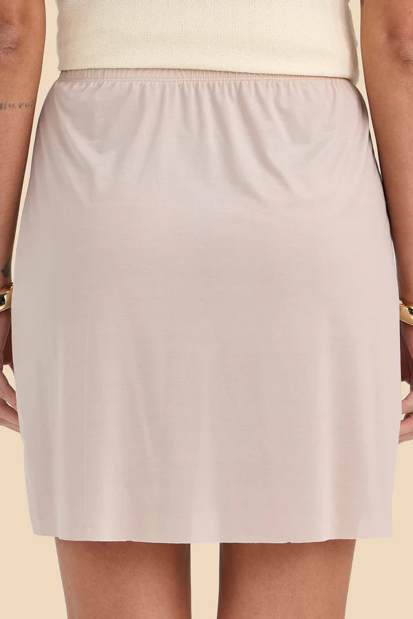 SCALON - Vestido Algodão Longuete Listras Azul