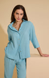 LENNY - Camisa Franzindo Costas Caribe Azul