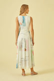 CORI - Vestido Cachecouer em Tules Estampa Poesia