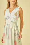 CORI - Vestido Cachecouer em Tules Estampa Poesia
