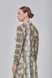 CORI - Camisa Estampa Ciclos em Tule Verde