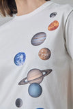 CORI - T-shirt Planet OFF White