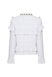 PATBO - Blazer Tweed Detalhes Perolas Off White