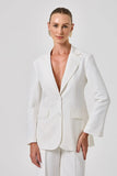 CORI - Blazer Bordado Costas Sun OFF White