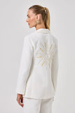 CORI - Blazer Bordado Costas Sun OFF White