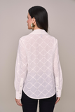 SCALON - Camisa Laise Manga Longa Marfim