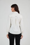 SCALON - Camisa Tricoline Manga Lo Branco