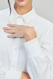 SCALON - Camisa Viscose Manga Longa OFF White