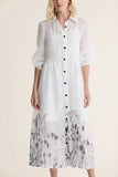 CORI - Vestido Chemise Estampa Flora - Verão 27