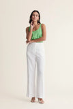 CORI - Calça Reta em Linho OFF White - Verão 27