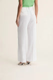 CORI - Calça Reta em Linho OFF White - Verão 27