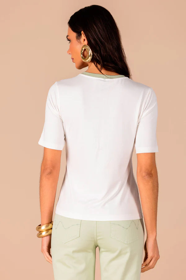 SCALON - T-shirt Malha Manga Curta Arturios Verde