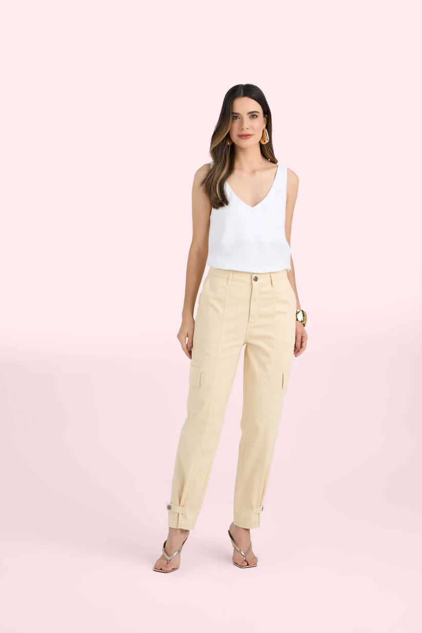 SCALON - Regata Viscose Alça Fina OFF White