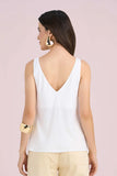 SCALON - Regata Viscose Alça Fina OFF White