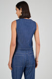 SCALON - Colete Tradicional Destroyer Jeans Escuro