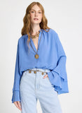 LE LIS BLANC - Blusa Celina Azul Claro