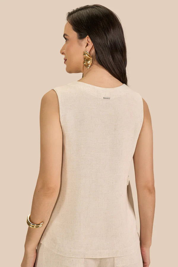 SCALON - Conjunto Viscose Regata e Natural Bege