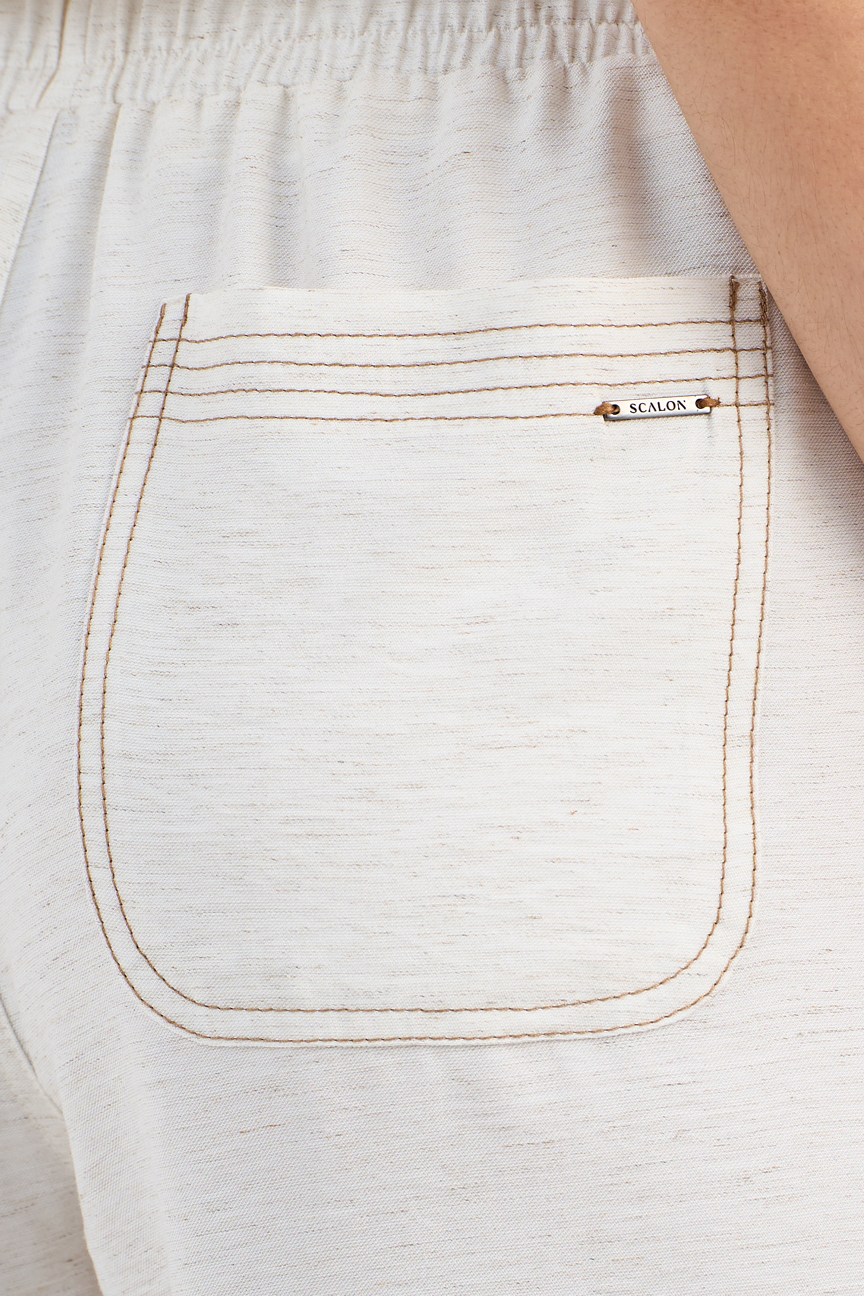 SCALON - Conjunto Viscose Regata Estampa Natural