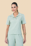 SCALON - Conjunto Viscose Blusa Macideira e OFF