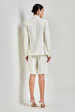 AVE RARA - Blazer Risca De Giz Navy Off White