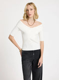 LE LIS BLANC - Blusa MC Sara II OFF White