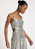 LE LIS BLANC - Vestido Nadine Prata